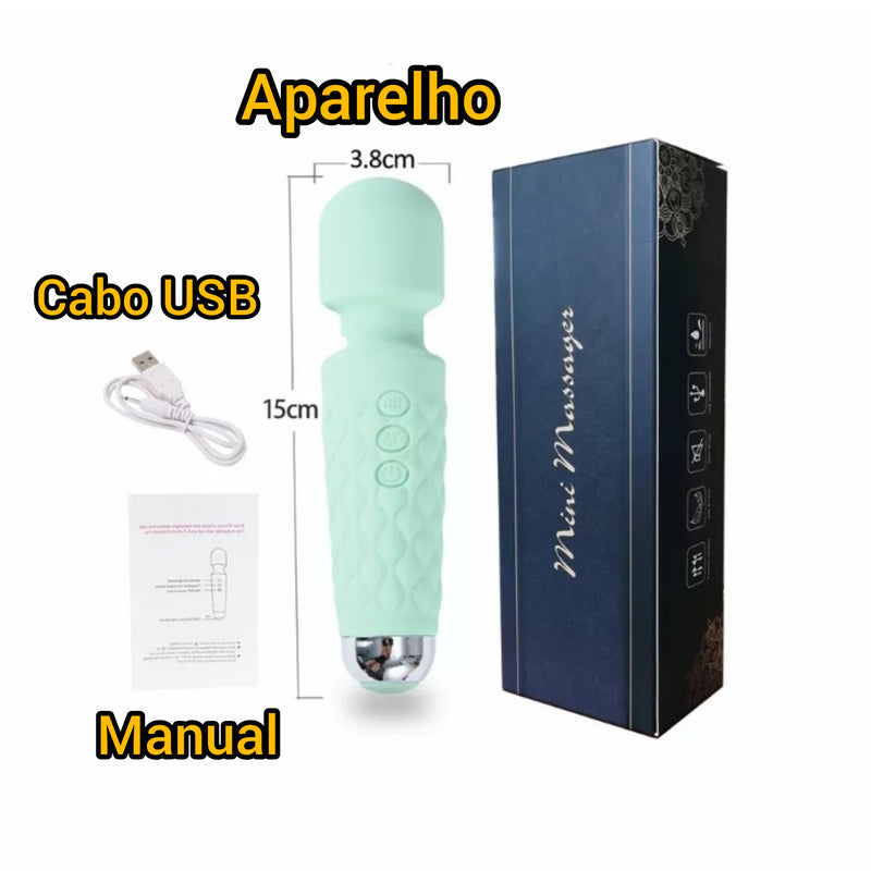 Mini massageador USB [R$50,00 de desconto]